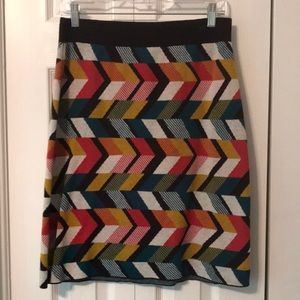 Anthropologie - Maeve knit skirt multi color